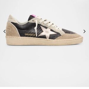 NWT Golden Goose Ball Star Mixed Leather Low-Top Sneakers